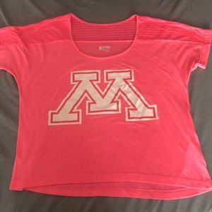 Minnesota hot pink t shirt